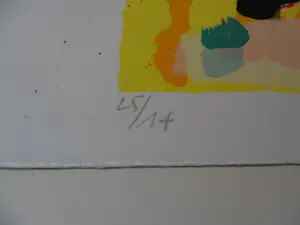 Willem Brauck - Zeefdruk, Landschap met gedicht van Michel Martins. kopen? Bied vanaf 35!