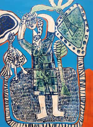 Corneille - La villageoise, litho verkocht voor € 295!