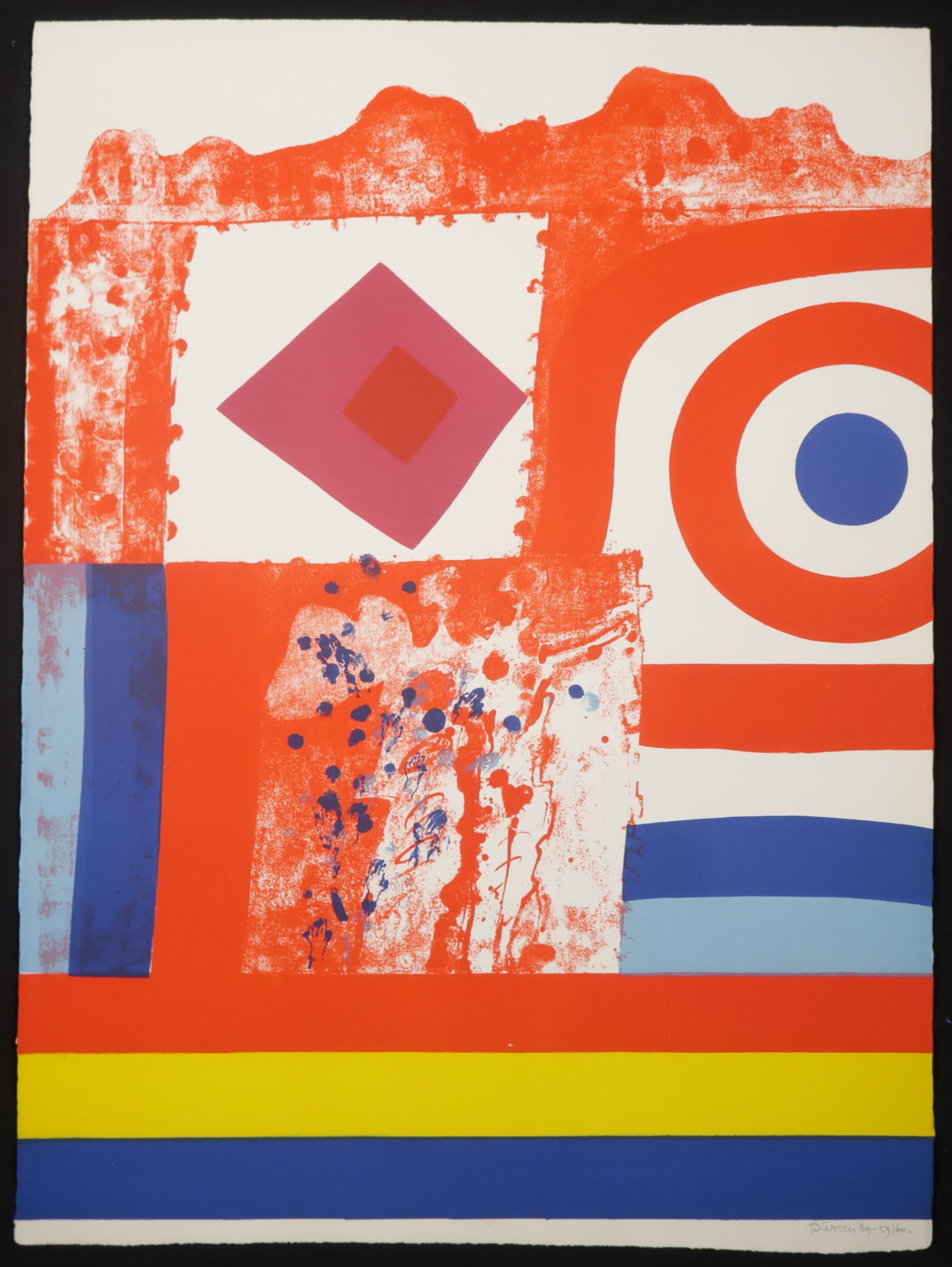 Jef Diederen - Litho, Zonder titel kopen? Bied vanaf 40!