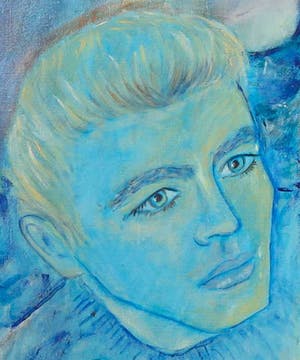 Kiss Riemvis - Olieverf op doek, z.t Helderziende (Groot) kopen? Bied vanaf 1!