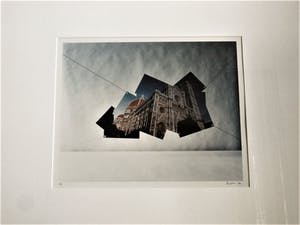 Jean Ruiter - Kleine Oplage (1/5) "overspannen toeristen / Florence"- gesigneerd - ingelijst kopen? Bied vanaf 39!