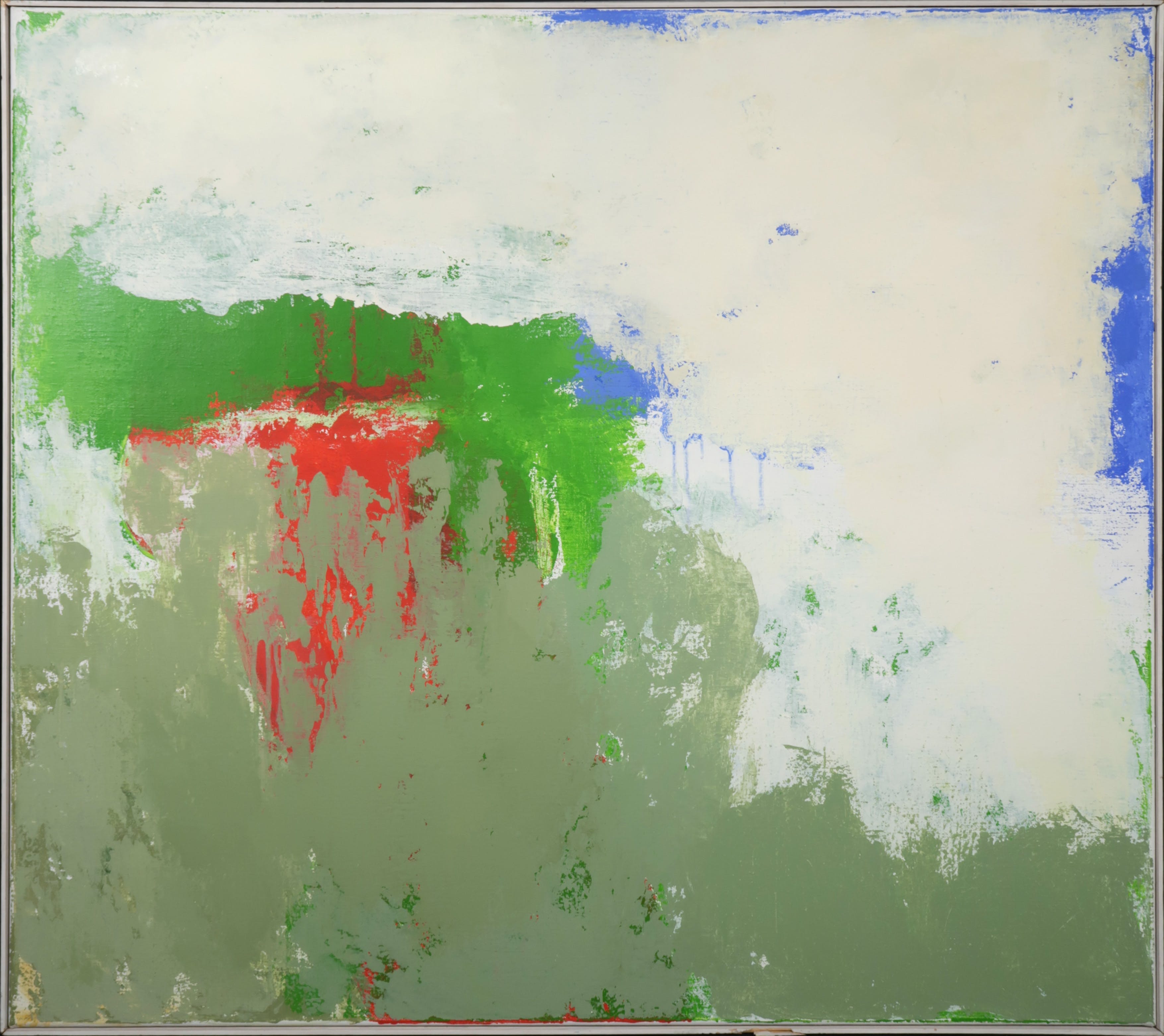 Jef Diederen - Acryl op doek, Lioux - Ingelijst verkocht voor € 1700!