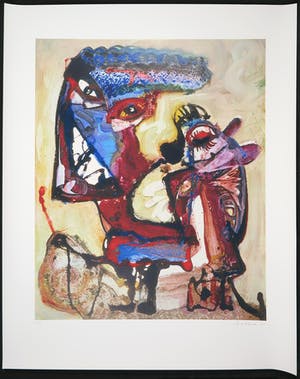 Jan te Wierik - Zeefdruk, Zonder titel kopen? Bied vanaf 60!