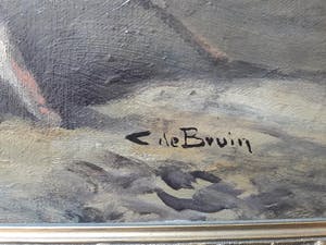 Cornelis de Bruin - Strandjutters original. kopen? Bied vanaf 275!