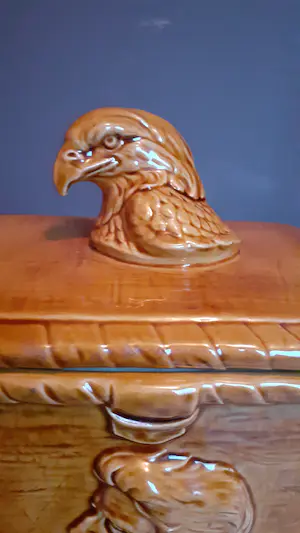 Niet of onleesbaar gesigneerd - Native Indian tabakspot USA Choctaw indians Oklahoma kopen? Bied vanaf 1!