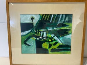 Hans van den Krommenacker - Landschap in groen kopen? Bied vanaf 10!