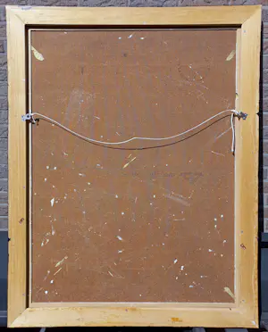 Co Cordèl - Stilleven, olieverf op hardboard (mooi ingelijst, zeer groot) kopen? Bied vanaf 1750!