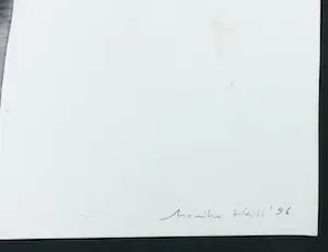 Monika Weiss - Gemengde techniek op papier, Zonder titel kopen? Bied vanaf 1!