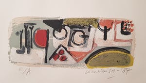 Corneille - April in Paris - gesigneerd zeefdruk - E/A kopen? Bied vanaf 1!