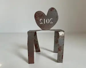 Klaas Gubbels - Stalen sculptuur | 'Nieuwjaarswens 2013' kopen? Bied vanaf 20!