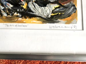 Theo Wolvecamp - 'The art of Business' - Lithografie 22/175 kopen? Bied vanaf 5!