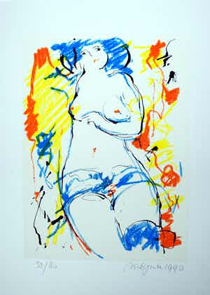 Nic Jonk - vrouwelijk naaktje verkocht voor € 65!