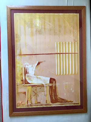 Gerti Bierenbroodspot - 'Saqqara" - Zeefdruk, Ingelijst kopen? Bied vanaf 125!