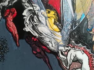 Paul Koning - unicum, originele collage kopen? Bied vanaf 85!