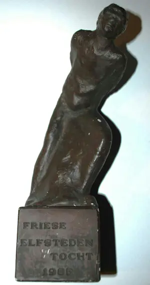 Auke Hettema - zeldzaam beeld van de Elfstedentocht 1985 kopen? Bied vanaf 125!