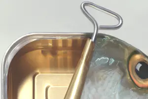 Dominic Rouse - 'Fish Can & Fish Can't' (2011) - Twee prenten kopen? Bied vanaf 140!