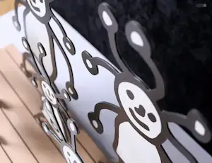 Paul Indrek Kostabi - Massief houten sokkel met 6 aluminium composiet figuren: SPRKL Family-2015 kopen? Bied vanaf 275!