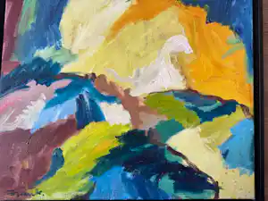 Willem Brauck - Landschap Zuid Limburg 2 verkocht voor € 100!