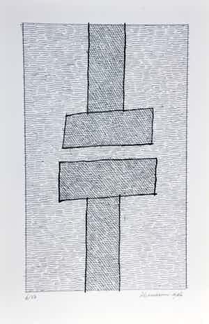 Jan Schoonhoven - Vorm verkocht voor € 250!