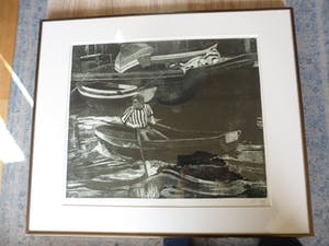 Astrid van Leest - Ets, Titel. "Gijs ". kopen? Bied vanaf 30!