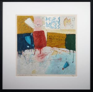 Alexander Vogels - Zeefdruk, Zonder titel - Ingelijst kopen? Bied vanaf 70!