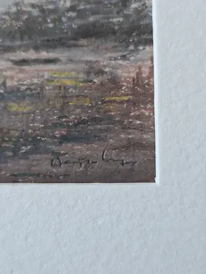 Harry van Kuyk - Erg mooie waskrijt tekening ""oude waal ooijpolder" - 1999 - gesigneerd kopen? Bied vanaf 64!