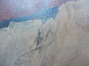 Niet of onleesbaar gesigneerd - schilderij,Hollandse/ Belgische school,20 e eeuw/110x140cm kopen? Bied vanaf 10!