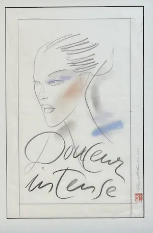 Henri Matchavariani - Grote pastel op papier gesigneerd: Intense zoetheid kopen? Bied vanaf 85!