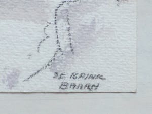 Han Krug - De Brink Baarn - Aquarel kopen? Bied vanaf 1!
