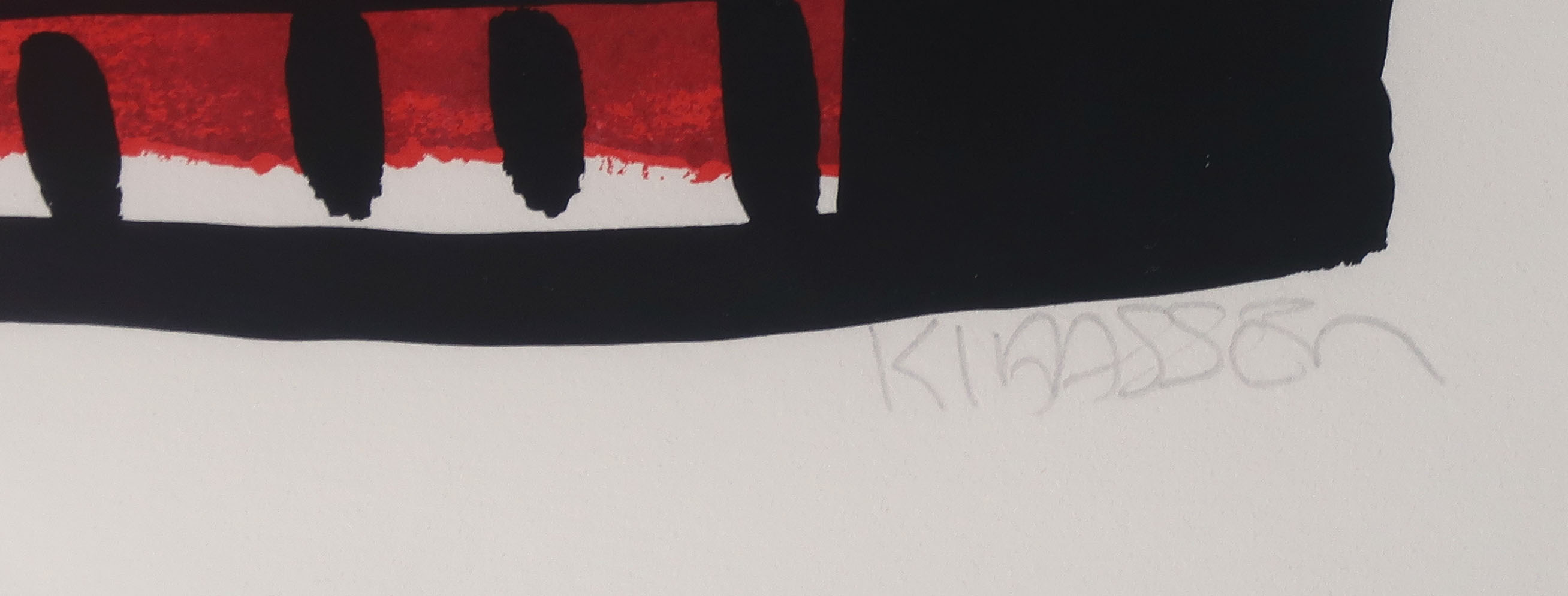 Wil Klaassen - Zeefdruk, Zonder titel VII (series 57) - Ingelijst (Groot) kopen? Bied vanaf 40!