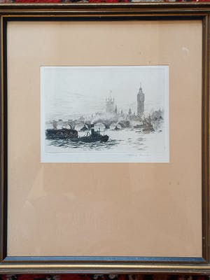 James Ardern Grant - London. (Westminster from the river) kopen? Bied vanaf 39!