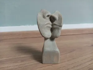 Hans Kuyper - Sculptuur De Kus kopen? Bied vanaf 15!