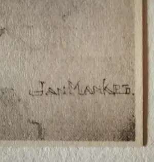 Jan Mankes - Roofvogel. Heliogravure. kopen? Bied vanaf 1!