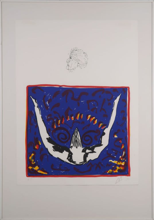 Bea Wind - Bea Wind: Zeefdruk, Z.T. - Ingelijst kopen? Bied vanaf 1!