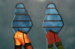 Anthony John Gray - olieverf op doek: The cages of Genetic Psychosis kopen? Bied vanaf 300!