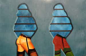 Anthony John Gray - olieverf op doek: The cages of Genetic Psychosis verkocht voor € 300!