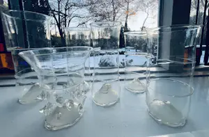 Jos Böhm - 6 handgeblazen glazen kopen? Bied vanaf 150!