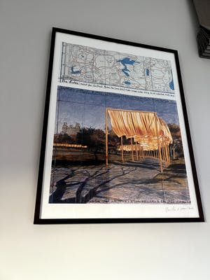 Christo - Christo - Handgesigneerd exemplaar The Gates - Ingelijst kopen? Bied vanaf 150!