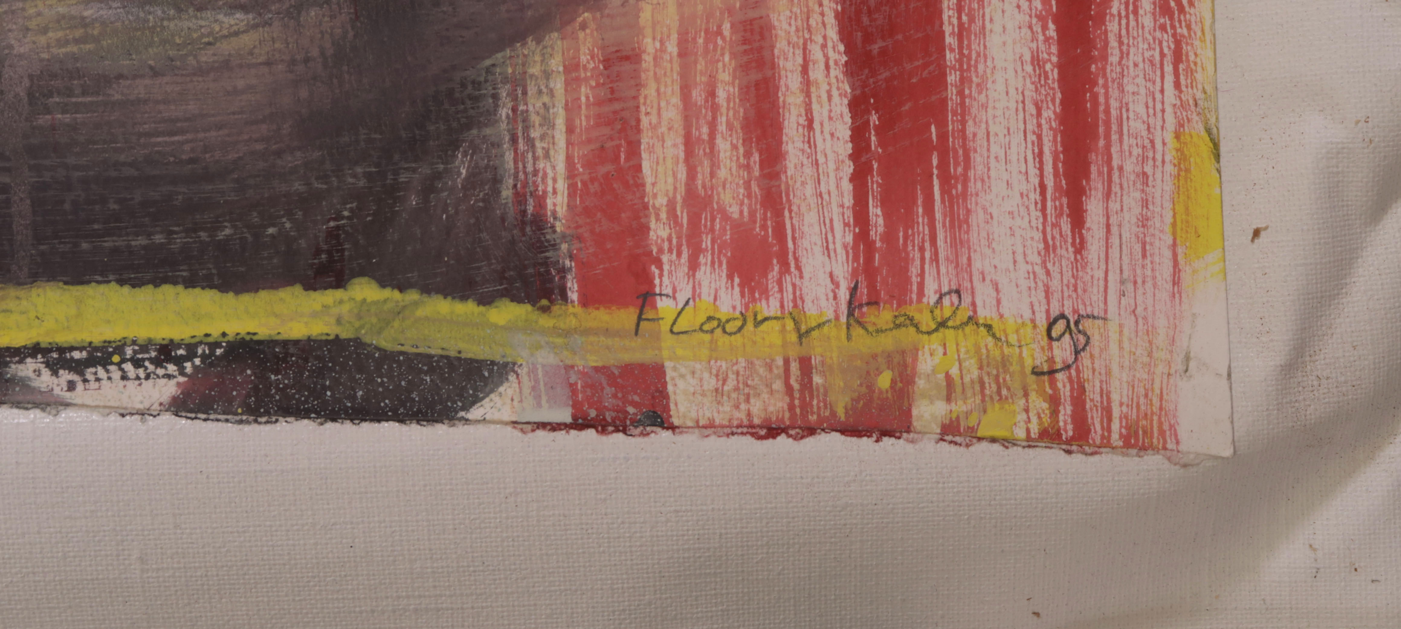 Floor van Keulen - Olieverf op doek, Zonder titel (Zeer groot) kopen? Bied vanaf 200!