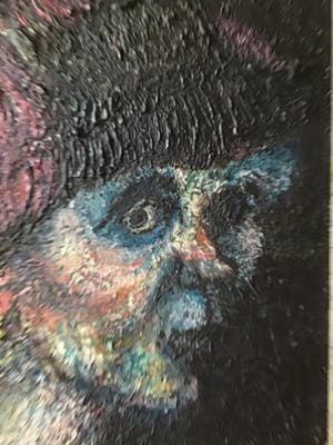 Jacques Slegers - ‘vrouw met verenhoed’ kopen? Bied vanaf 275!