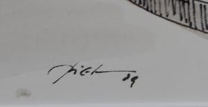 Piet Snoeren - Aquarel met inkt, Steeg kopen? Bied vanaf 35!