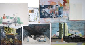 Lon Buttstedt - en vele andere! - Groot lot met 26 werken op papier kopen? Bied vanaf 50!