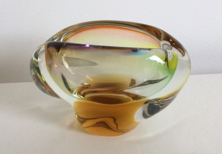 Zelezny Brod Sklo - massief glazen object verkocht voor € 40!