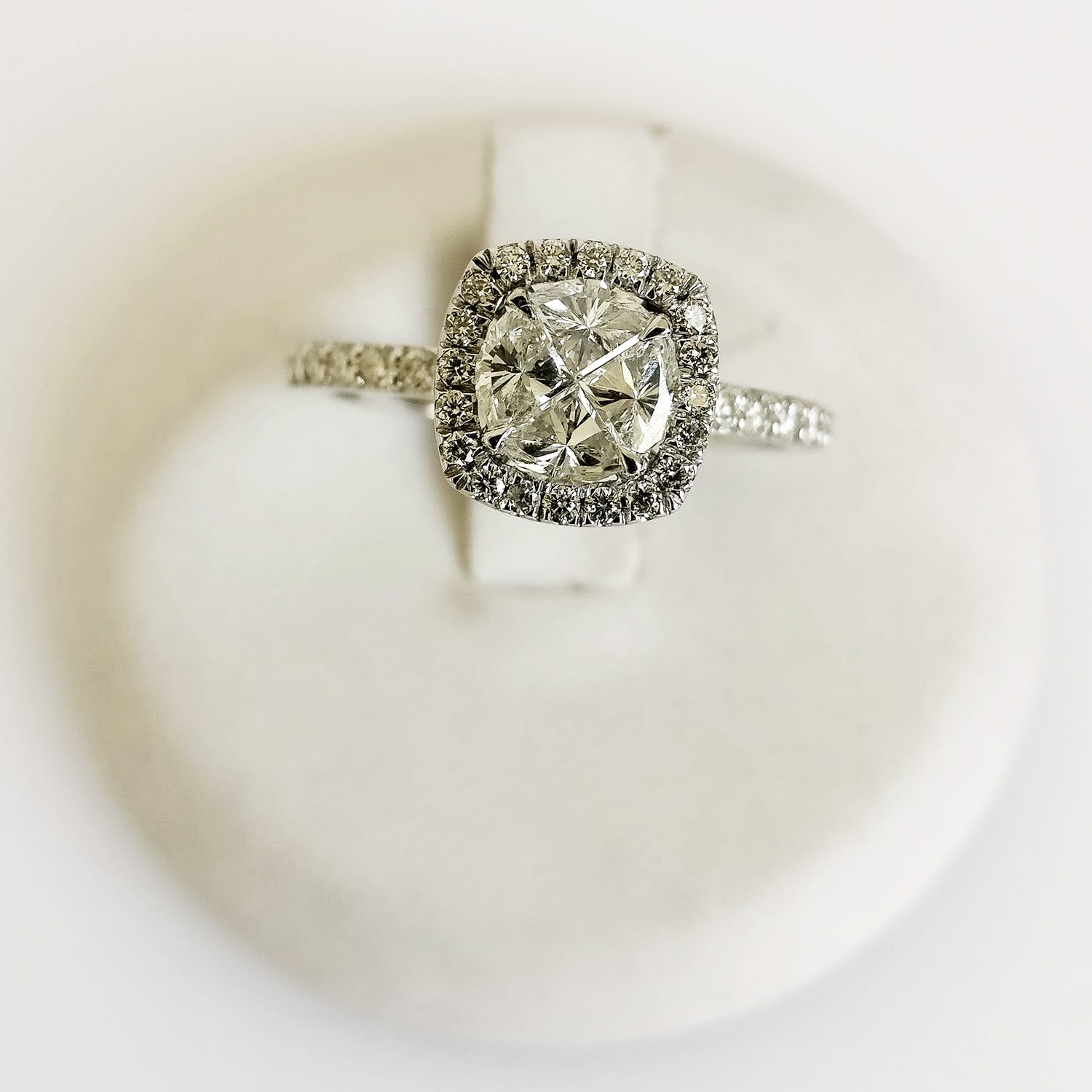 18 kt. White gold - Ring - 0.97 ct Diamond kopen? Bied vanaf 1161!