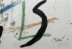 Joan Miro - Kleurenlitho | 'Maravillas con variaciones acrósticas en el jardin de Miró' kopen? Bied vanaf 1!