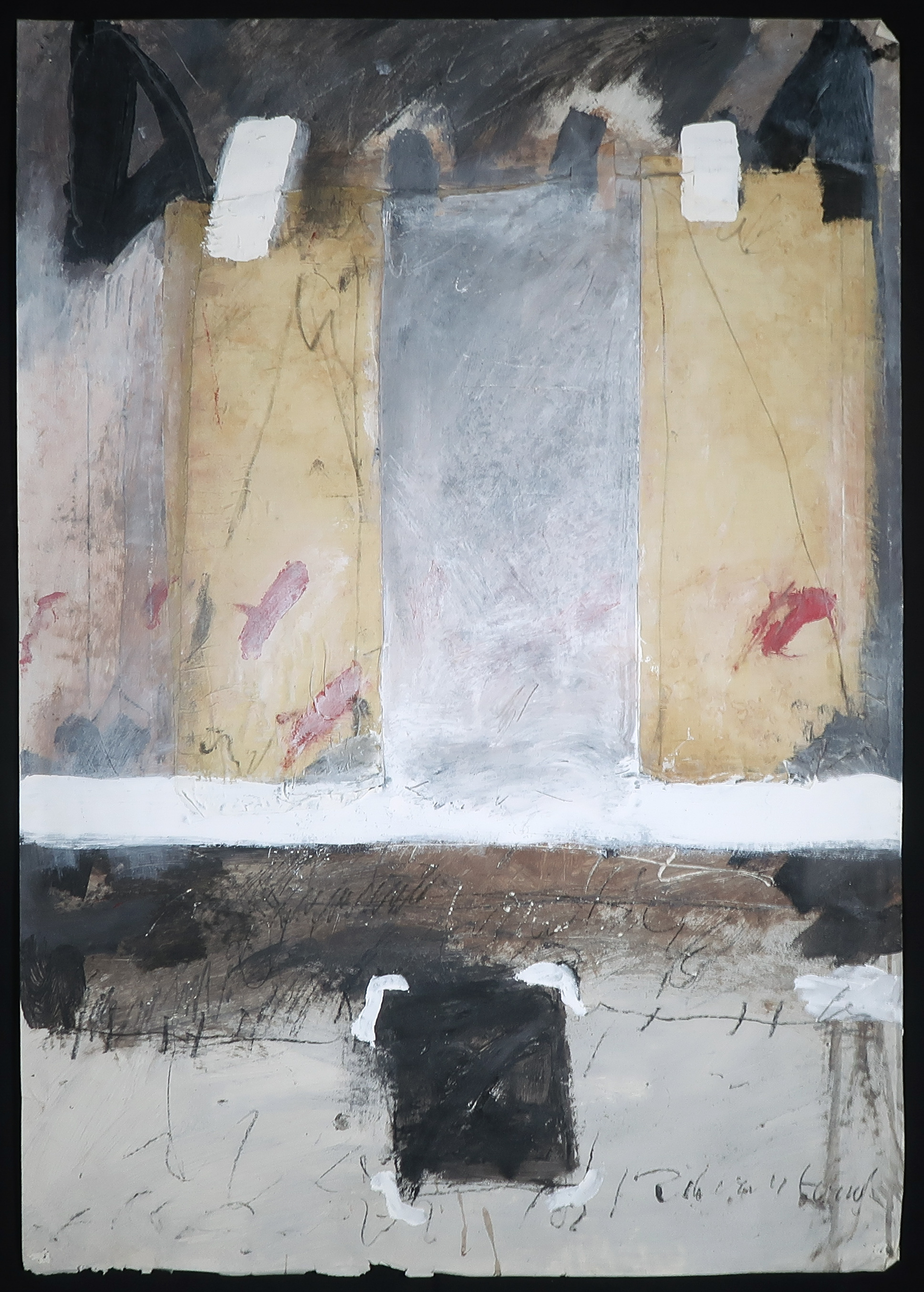 Rik van Iersel - Gemengde techniek op papier, Zonder titel (Groot) kopen? Bied vanaf 70!