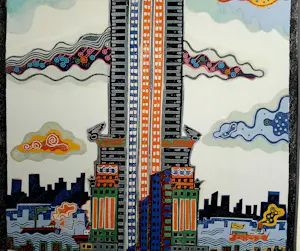 Charles Fazzino - Empire State Building - Dik papier - 96 x 56 cm kopen? Bied vanaf 125!