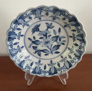 Koninklijke Tichelaar Makkum - Twee Delftsblauwe aardewerken wandbordjes kopen? Bied vanaf 20!