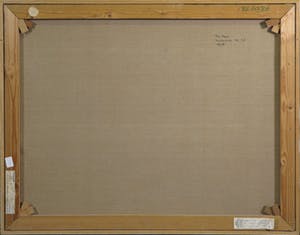 Ton Pape - Olieverf op doek, Compositie nr. 36 - Ingelijst kopen? Bied vanaf 70!