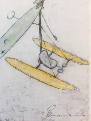 Panamarenko - THE MONOCEDO - Snijboon helicopter kopen? Bied vanaf 80!